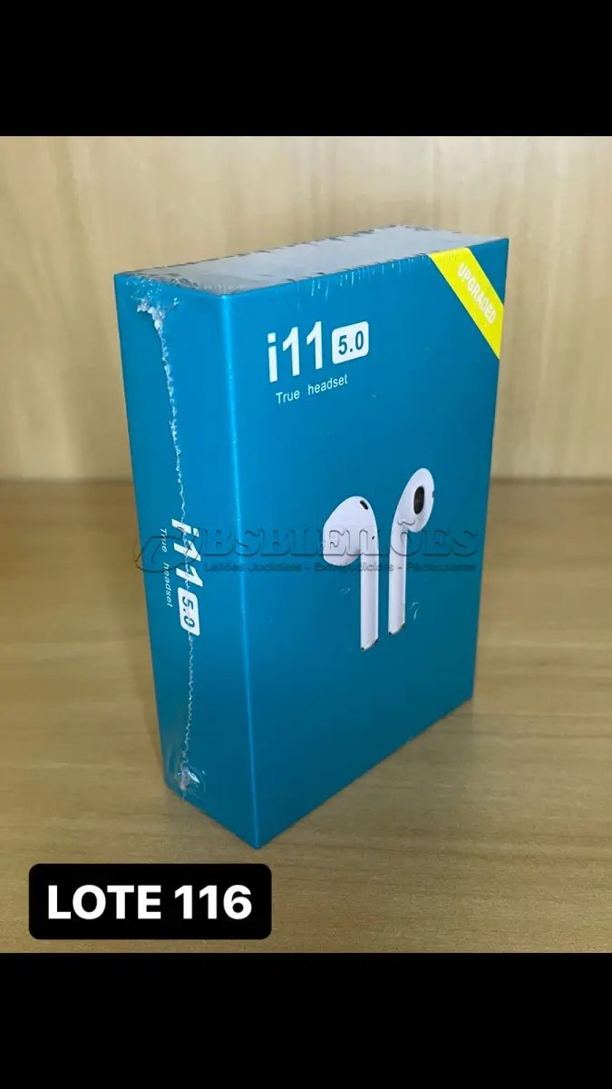 LOTE 116 - 01 FONE DE OUVIDO BLUETOOTH 5.0 (NO ESTADO)