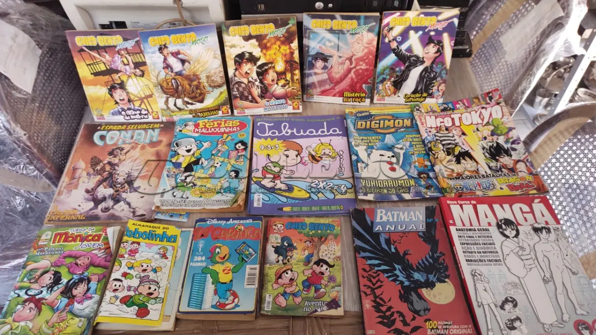 LOTE 607 - LOTE GIBIS ANTIGOS, REVISTAS (NO ESTADO)