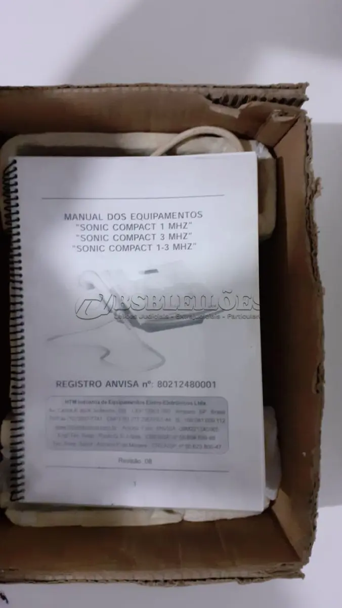 LOTE 452 - APARELHO ULTRASSOM  COMPACT APARENTEMENTE COMPLETO SEM TESTE (NO ESTADO)
