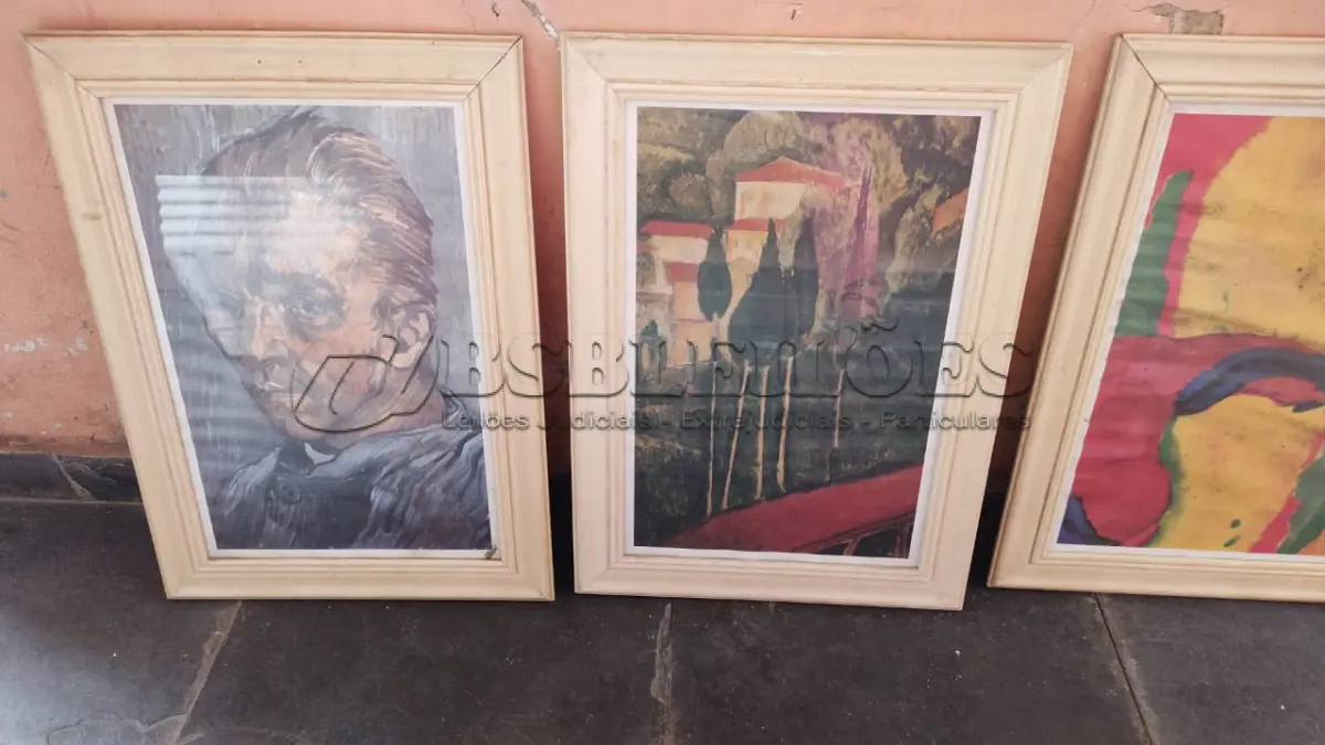 LOTE 524 - LOTE COM DIVERSOS QUADROS ANTIGOS (NO ESTADO)