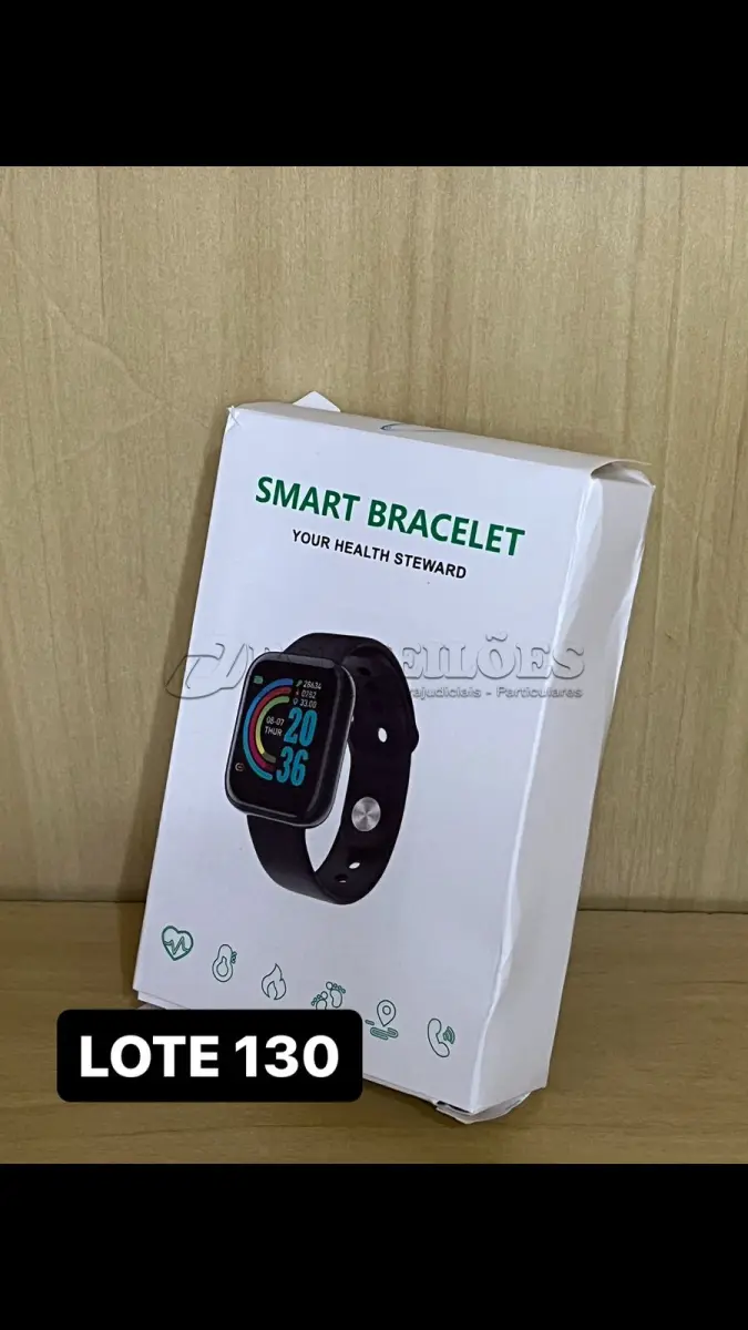 LOTE 130 - 01 SMARTWATCH SMARTBRACELET (NO ESTADO)