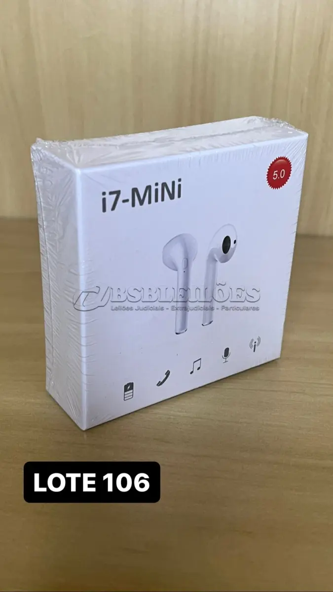 LOTE 106 - 01 FONE DE OUVIDO BLUETOOTH (NO ESTADO)