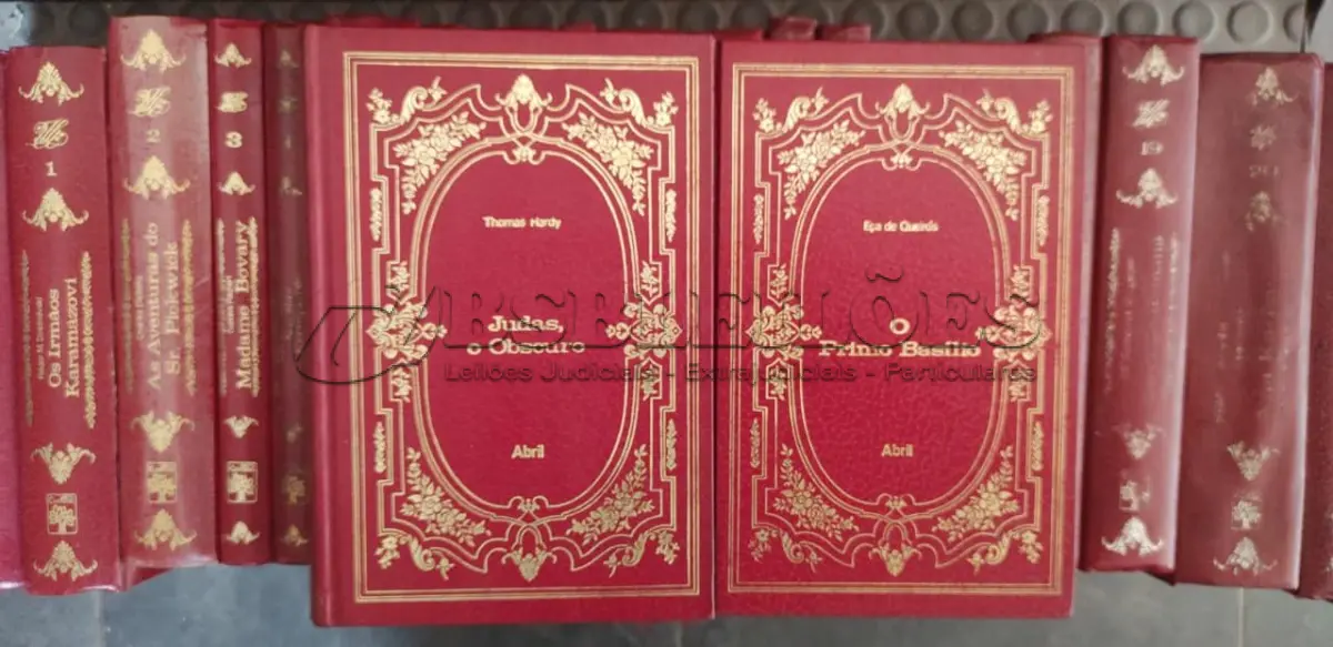 LOTE 615 - COLEÇÃO  OS IMORTAIS DA LITERATURA UNIVERSAL  COM 43  VOLUMES (NO ESTADO)