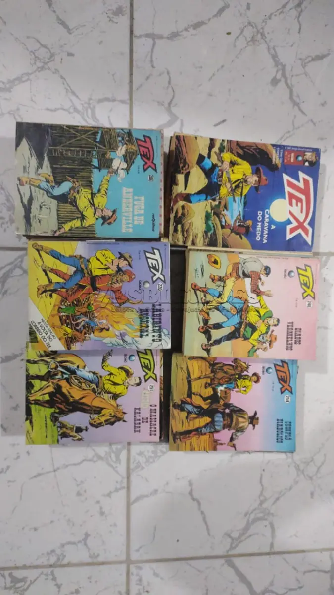 LOTE 584 - LOTE GIBIS ANTIGOS TEX EDITORA GLOBO COM 150 GIBIS (NO ESTADO)