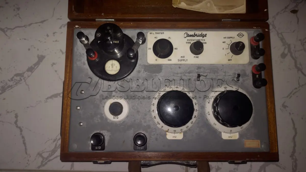 LOTE 487 - RARO   E ANTIGO CAMBRIDGE POTENTIOMETER IMPORTADO SUPER CONSERVADO (NO ESTADO)