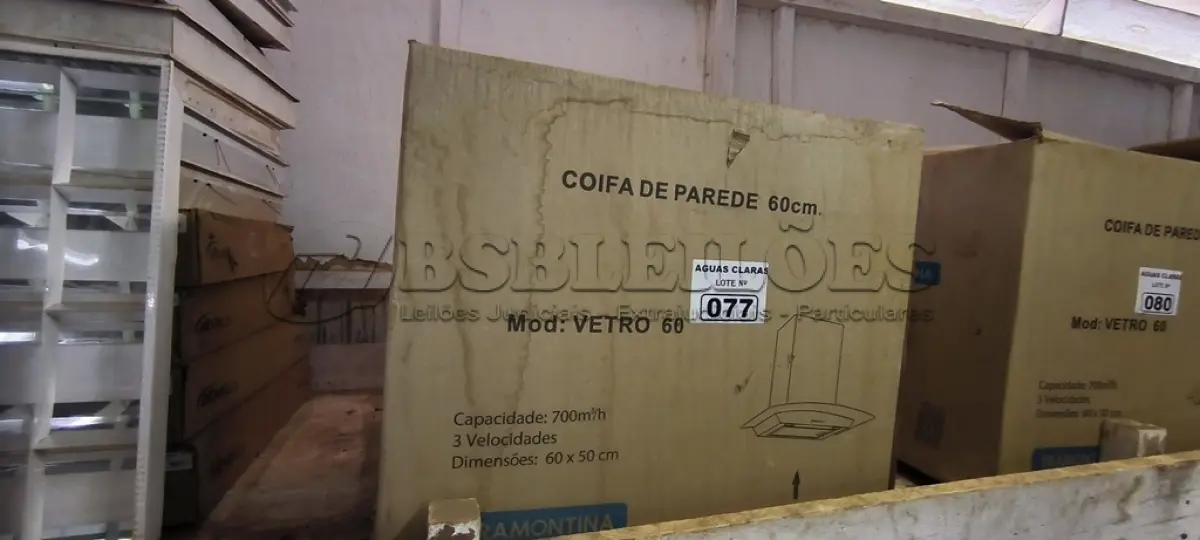 LOTE 077 - 01 COIFA DE PAREDE 0,60 CM TRAMONTINA (NO ESTADO)