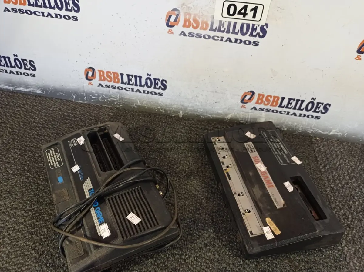 LOTE 041 - 01 SUPER E 01 TURBO GAMER MARCAS CCE. (NO ESTADO) ATENÇÃO! FAZER A VISITAÇÃO ANTES DE ARREMATAR, NÃO SABEMOS SE FUNCIONA. LEILÃO NÃO TEM GARANTIA E NEM DEVOLUÇÃO, SUJEITO A POSSÍVEIS AVARIAS VISÍVEIS/OCULTAS E/OU AUSÊNCIA DE COMPONENTES.