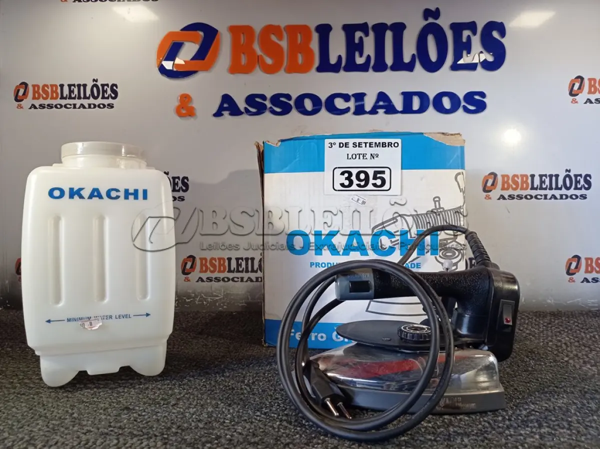 LOTE 395 - 01 FERRO GRAVITACIONAL A VAPOR. (NO ESTADO) ATENÇÃO! FAZER A VISITAÇÃO ANTES DE ARREMATAR, NÃO SABEMOS SE FUNCIONA. LEILÃO NÃO TEM GARANTIA E NEM DEVOLUÇÃO, SUJEITO A POSSÍVEIS AVARIAS VISÍVEIS/OCULTAS E/OU AUSÊNCIA DE COMPONENTES.