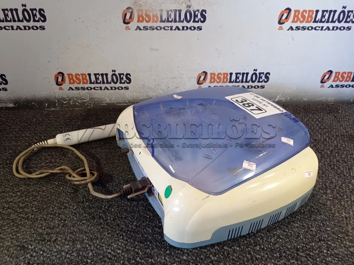 LOTE 387 - 01 APARELHO LASER PULSE IBRAMED. (NO ESTADO) ATENÇÃO! FAZER A VISITAÇÃO ANTES DE ARREMATAR, NÃO SABEMOS SE FUNCIONA. LEILÃO NÃO TEM GARANTIA E NEM DEVOLUÇÃO, SUJEITO A POSSÍVEIS AVARIAS VISÍVEIS/OCULTAS E/OU AUSÊNCIA DE COMPONENTES.