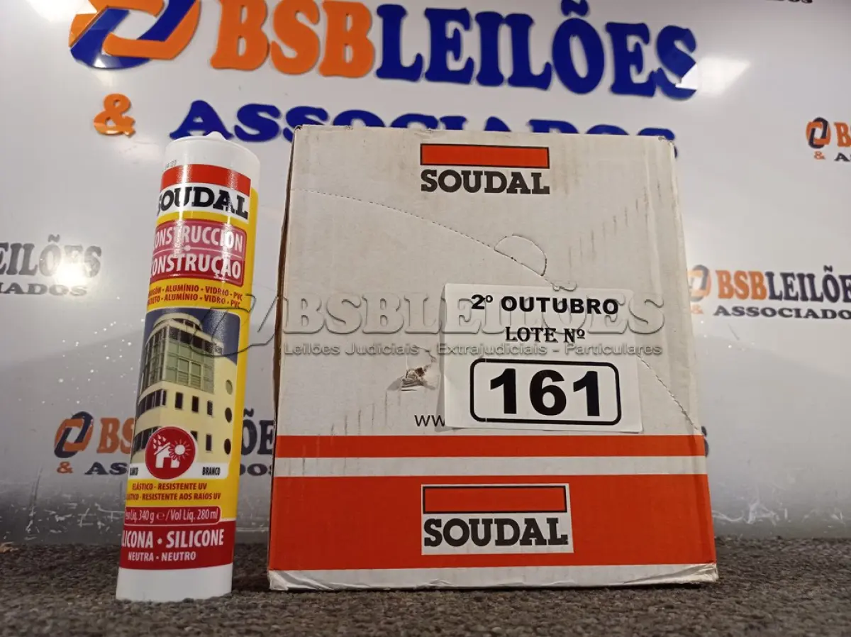 LOTE 161 - 12 TUBOS DE SILICONE NEUTRO PARA CONSTRUÇÃO COR BRANCO 340G. (NO ESTADO) ATENÇÃO! FAZER A VISITAÇÃO ANTES DE ARREMATAR, NÃO SABEMOS SE FUNCIONA. LEILÃO NÃO TEM GARANTIA E NEM DEVOLUÇÃO, SUJEITO A POSSÍVEIS AVARIAS VISÍVEIS/OCULTAS E/OU AUSÊNCIA DE COMPONENTES.