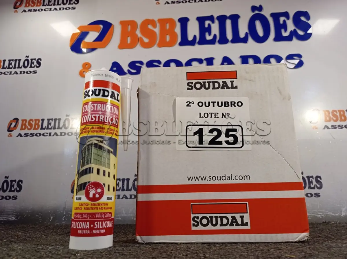 LOTE 125 - 12 TUBOS DE SILICONE NEUTRO PARA CONSTRUÇÃO COR BRANCO 340G. (NO ESTADO) ATENÇÃO! FAZER A VISITAÇÃO ANTES DE ARREMATAR, NÃO SABEMOS SE FUNCIONA. LEILÃO NÃO TEM GARANTIA E NEM DEVOLUÇÃO, SUJEITO A POSSÍVEIS AVARIAS VISÍVEIS/OCULTAS E/OU AUSÊNCIA DE COMPONENTES.