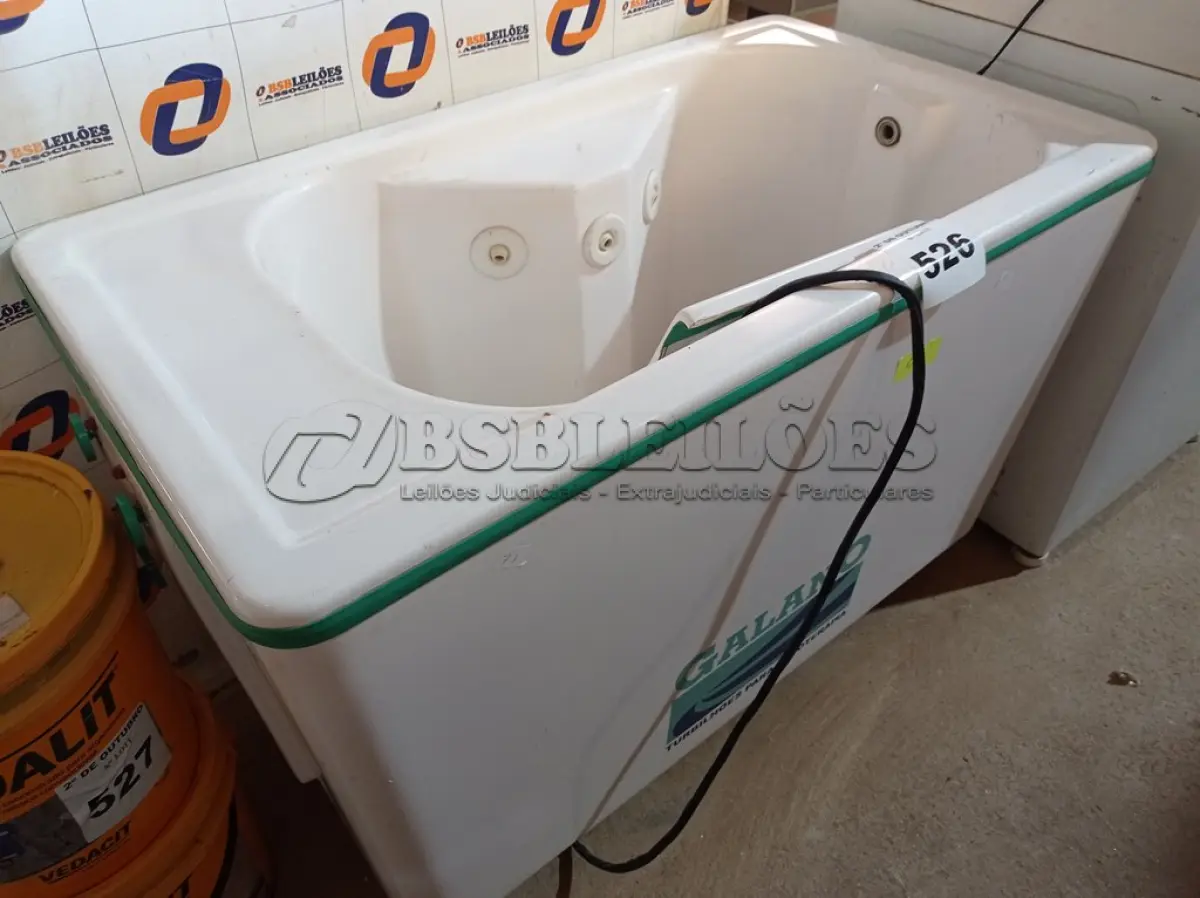 LOTE 526 - 01 TURBILHÃO PARA FISIOTERAPIA GALANO THG STANDARD. (NO ESTADO) ATENÇÃO! FAZER A VISITAÇÃO ANTES DE ARREMATAR, NÃO SABEMOS SE FUNCIONA. LEILÃO NÃO TEM GARANTIA E NEM DEVOLUÇÃO, SUJEITO A POSSÍVEIS AVARIAS VISÍVEIS/OCULTAS E/OU AUSÊNCIA DE COMPONENTES.