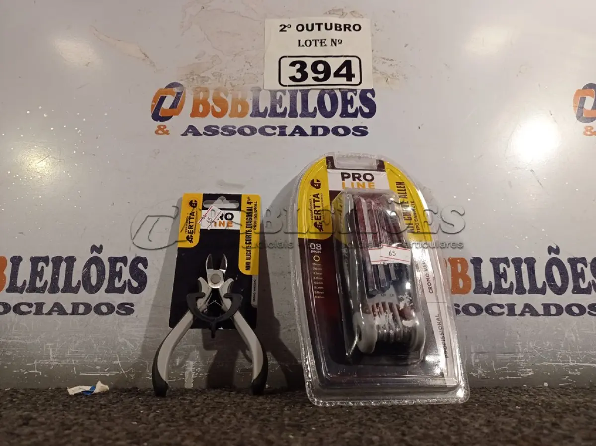LOTE 394 - 01 KIT CHAVE ALLEN + ALICATE DE CORTE. (NO ESTADO) ATENÇÃO! FAZER A VISITAÇÃO ANTES DE ARREMATAR, NÃO SABEMOS SE FUNCIONA. LEILÃO NÃO TEM GARANTIA E NEM DEVOLUÇÃO, SUJEITO A POSSÍVEIS AVARIAS VISÍVEIS/OCULTAS E/OU AUSÊNCIA DE COMPONENTES.