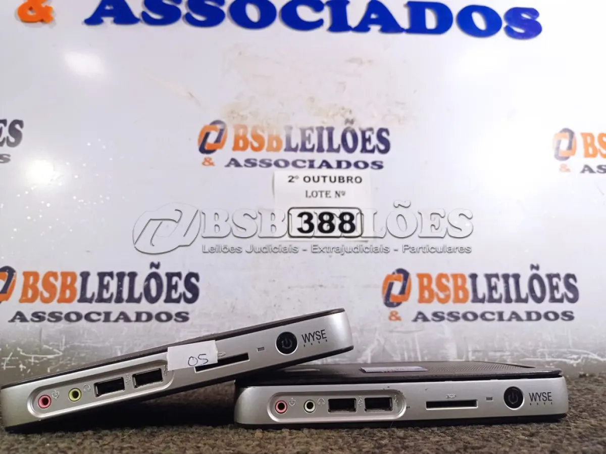 LOTE 388 - 02 MINIS CPU WYSE. (NO ESTADO) ATENÇÃO! FAZER A VISITAÇÃO ANTES DE ARREMATAR, NÃO SABEMOS SE FUNCIONA. LEILÃO NÃO TEM GARANTIA E NEM DEVOLUÇÃO, SUJEITO A POSSÍVEIS AVARIAS VISÍVEIS/OCULTAS E/OU AUSÊNCIA DE COMPONENTES.