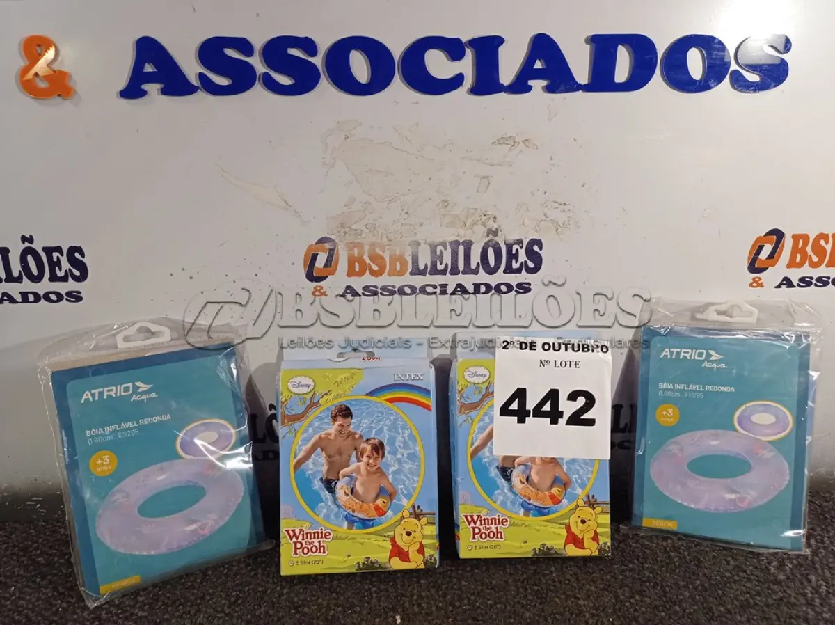 LOTE 442 - 05 BOIAS INFANTIS. (NO ESTADO) ATENÇÃO! FAZER A VISITAÇÃO ANTES DE ARREMATAR, NÃO SABEMOS SE FUNCIONA. LEILÃO NÃO TEM GARANTIA E NEM DEVOLUÇÃO, SUJEITO A POSSÍVEIS AVARIAS VISÍVEIS/OCULTAS E/OU AUSÊNCIA DE COMPONENTES.