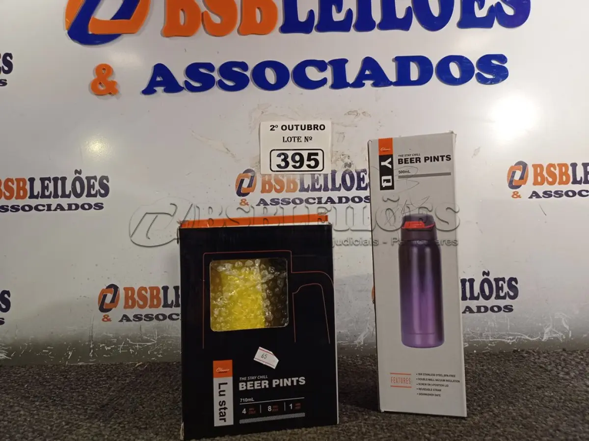 LOTE 395 - 01 KIT COPO + GARRAFA TÉRMICOS. (NO ESTADO) ATENÇÃO! FAZER A VISITAÇÃO ANTES DE ARREMATAR, NÃO SABEMOS SE FUNCIONA. LEILÃO NÃO TEM GARANTIA E NEM DEVOLUÇÃO, SUJEITO A POSSÍVEIS AVARIAS VISÍVEIS/OCULTAS E/OU AUSÊNCIA DE COMPONENTES.