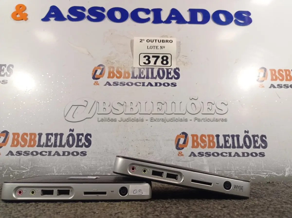 LOTE 378 - 02 MINIS CPU WYSE. (NO ESTADO) ATENÇÃO! FAZER A VISITAÇÃO ANTES DE ARREMATAR, NÃO SABEMOS SE FUNCIONA. LEILÃO NÃO TEM GARANTIA E NEM DEVOLUÇÃO, SUJEITO A POSSÍVEIS AVARIAS VISÍVEIS/OCULTAS E/OU AUSÊNCIA DE COMPONENTES.