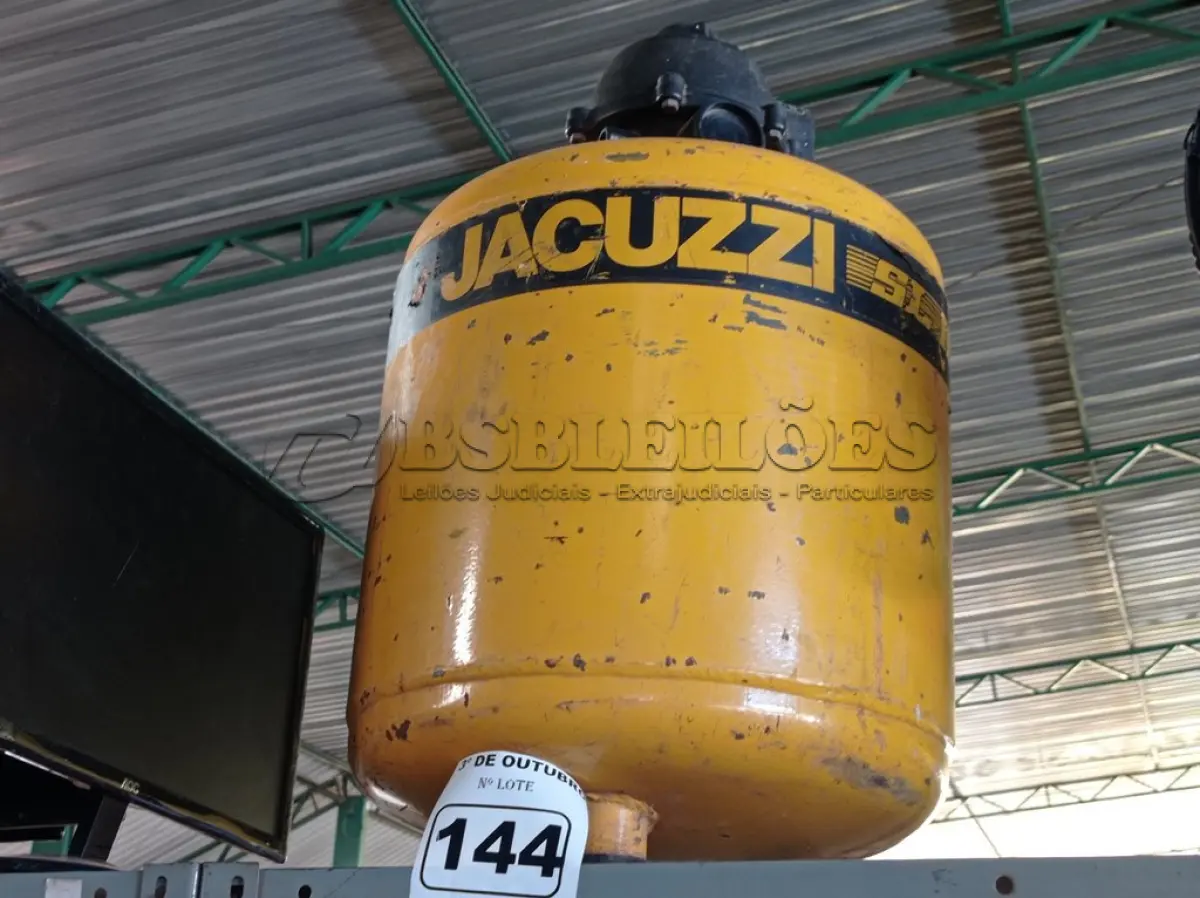 LOTE 144 - 01 FILTRO JACUZZI. (NO ESTADO) ATENÇÃO! FAZER A VISITAÇÃO ANTES DE ARREMATAR, NÃO SABEMOS SE FUNCIONA. LEILÃO NÃO TEM GARANTIA E NEM DEVOLUÇÃO, SUJEITO A POSSÍVEIS AVARIAS VISÍVEIS/OCULTAS E/OU AUSÊNCIA DE COMPONENTES.