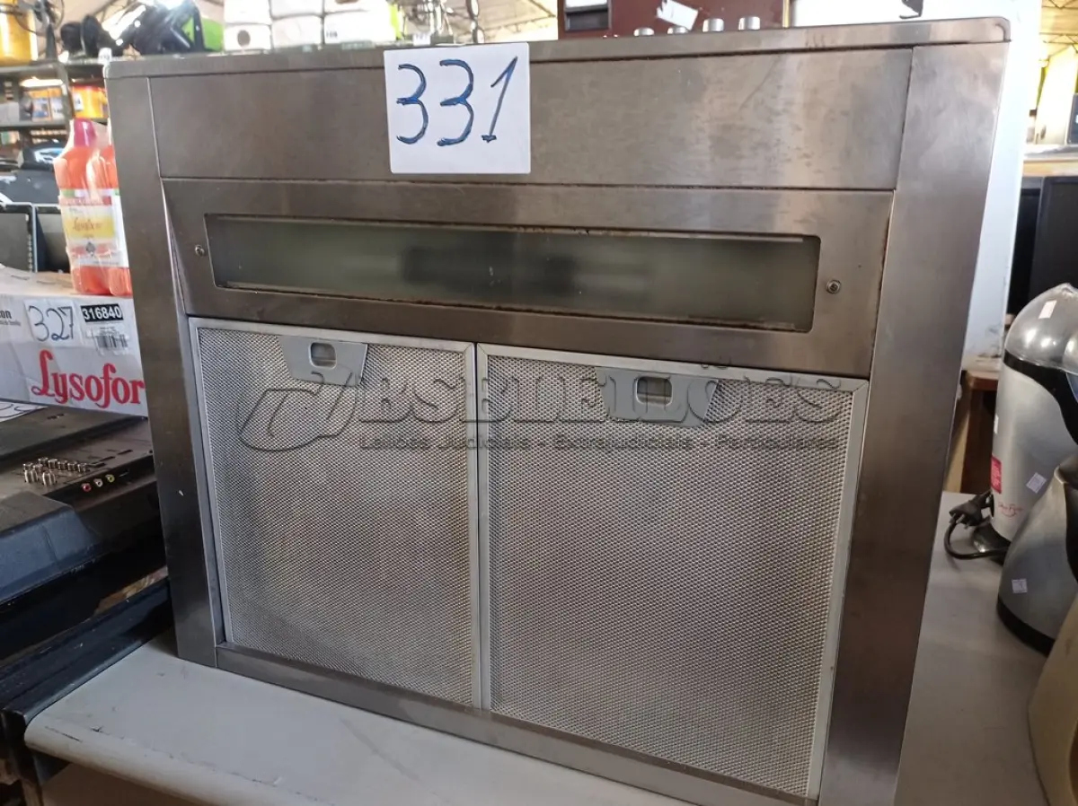LOTE 331 - 01 DEPURADOR DE AR EM AÇO ESCOVADO MARCA BRASTEMP. (NO ESTADO) ATENÇÃO! FAZER A VISITAÇÃO ANTES DE ARREMATAR, NÃO SABEMOS SE FUNCIONA. LEILÃO NÃO TEM GARANTIA E NEM DEVOLUÇÃO, SUJEITO A POSSÍVEIS AVARIAS VISÍVEIS/OCULTAS E/OU AUSÊNCIA DE COMPONENTES.