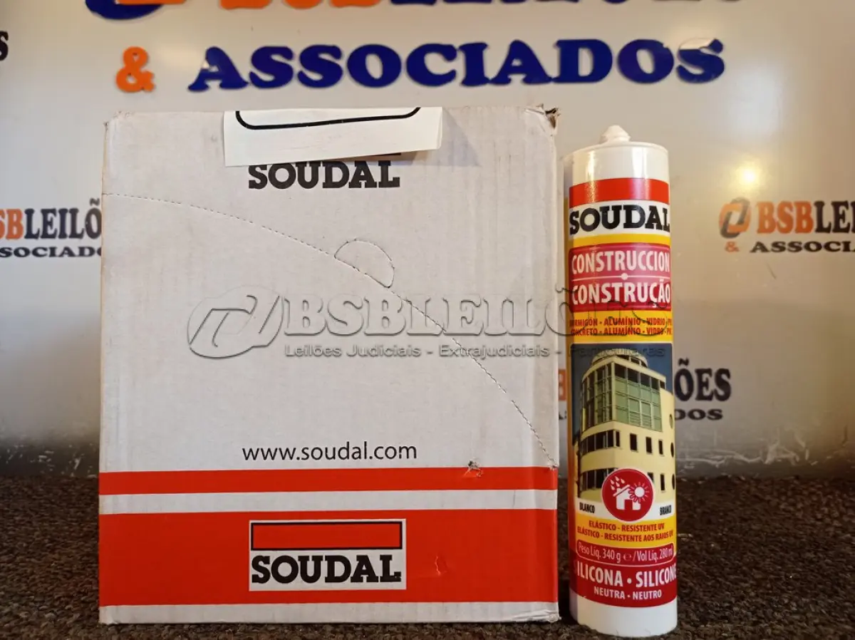 LOTE 445 - 12 TUBOS DE SILICONE NEUTRO PARA CONSTRUÇÃO COR BRANCO 340G. (NO ESTADO) ATENÇÃO! FAZER A VISITAÇÃO ANTES DE ARREMATAR, NÃO SABEMOS SE FUNCIONA. LEILÃO NÃO TEM GARANTIA E NEM DEVOLUÇÃO, SUJEITO A POSSÍVEIS AVARIAS VISÍVEIS/OCULTAS E/OU AUSÊNCIA DE COMPONENTES.