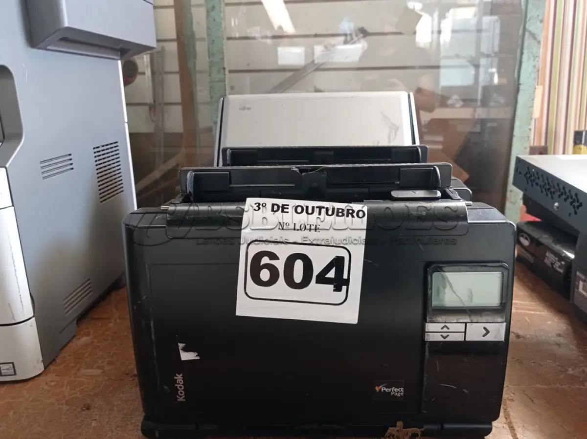 LOTE 604 - 04 SCANNERS MARCAS E MODELOS DIVERSOS. (NO ESTADO) ATENÇÃO! FAZER A VISITAÇÃO ANTES DE ARREMATAR, NÃO SABEMOS SE FUNCIONA. LEILÃO NÃO TEM GARANTIA E NEM DEVOLUÇÃO, SUJEITO A POSSÍVEIS AVARIAS VISÍVEIS/OCULTAS E/OU AUSÊNCIA DE COMPONENTES.