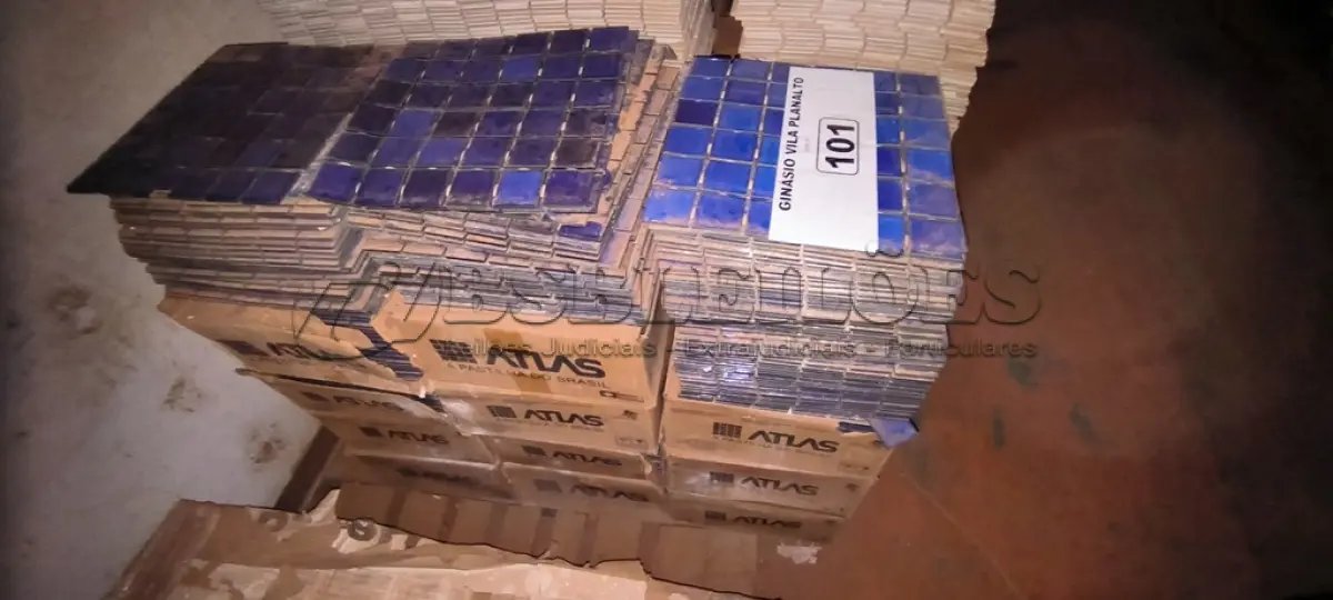 LOTE 101 - 14 CAIXAS DE PASTILHA NA COR AZUL (NO ESTADO, NÃO SABEMOS SE FUNCIONA. LEILÃO NÃO TEM GARANTIA E NEM DEVOLUÇÃO).