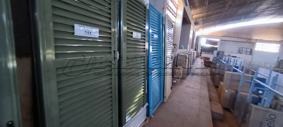 LOTE 145 - 02 PORTAS EM ALUMÍNIO 80X2,45 NA COR VERDE (NO ESTADO, NÃO SABEMOS SE FUNCIONA. LEILÃO NÃO TEM GARANTIA E NEM DEVOLUÇÃO).