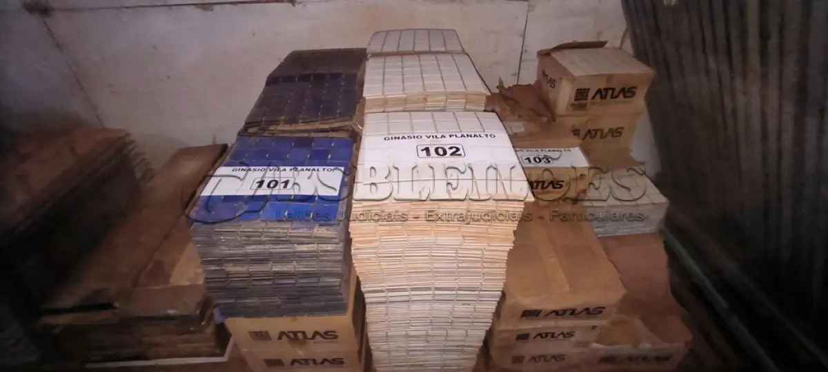 LOTE 102 - 14 CAIXAS DE PASTILHA NA COR BRANCA (NO ESTADO, NÃO SABEMOS SE FUNCIONA. LEILÃO NÃO TEM GARANTIA E NEM DEVOLUÇÃO).