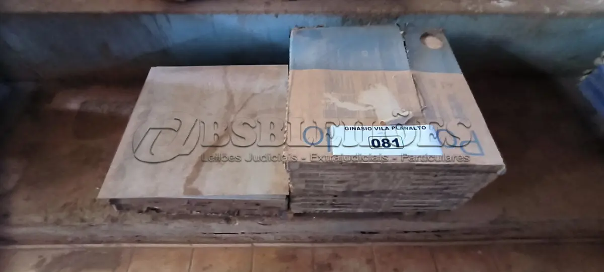 LOTE 081 - 01 LOTE DE PISO PORTOBELLO 60X60 DIVERDOD (NO ESTADO, NÃO SABEMOS SE FUNCIONA. LEILÃO NÃO TEM GARANTIA E NEM DEVOLUÇÃO).