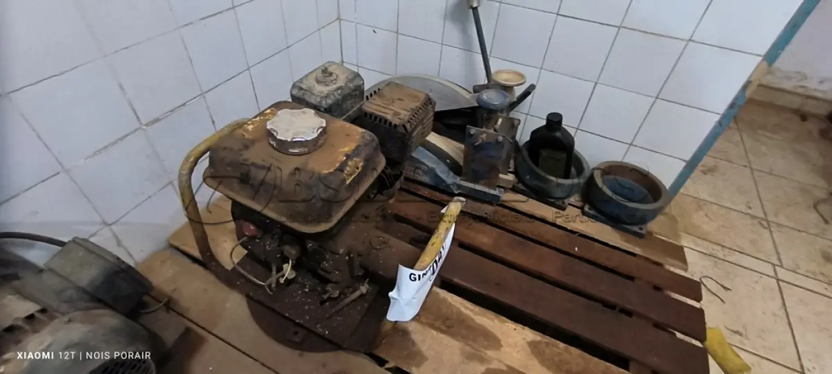 LOTE 047 - 01 MOTOR A GASOLINA PARA VIBRATÓRIA SEM O MANGOTE (NO ESTADO, NÃO SABEMOS SE FUNCIONA. LEILÃO NÃO TEM GARANTIA E NEM DEVOLUÇÃO). (NO ESTADO, NÃO SABEMOS SE FUNCIONA. LEILÃO NÃO TEM GARANTIA E NEM DEVOLUÇÃO).