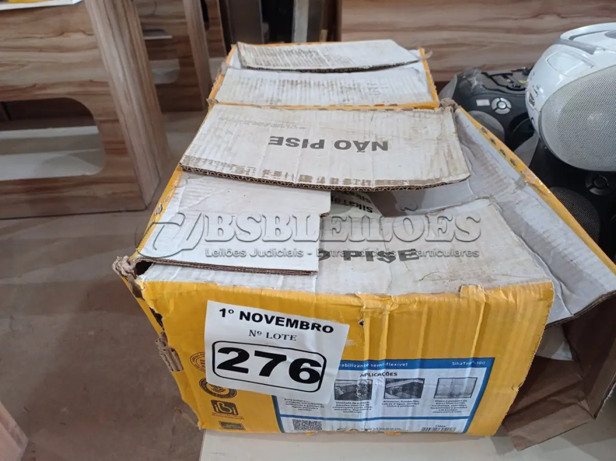LOTE 276 - 02 CAIXAS DE SIKA TOP-100, REVESTIMENTO IMPERMEABILIZANTE SEMI-FLEXIVEL 18KG. (NO ESTADO) ATENÇÃO! FAZER A VISITAÇÃO ANTES DE ARREMATAR, NÃO SABEMOS SE FUNCIONA. LEILÃO NÃO TEM GARANTIA E NEM DEVOLUÇÃO, SUJEITO A POSSÍVEIS AVARIAS VISÍVEIS/OCULTAS E/OU AUSÊNCIA DE COMPONENTES.