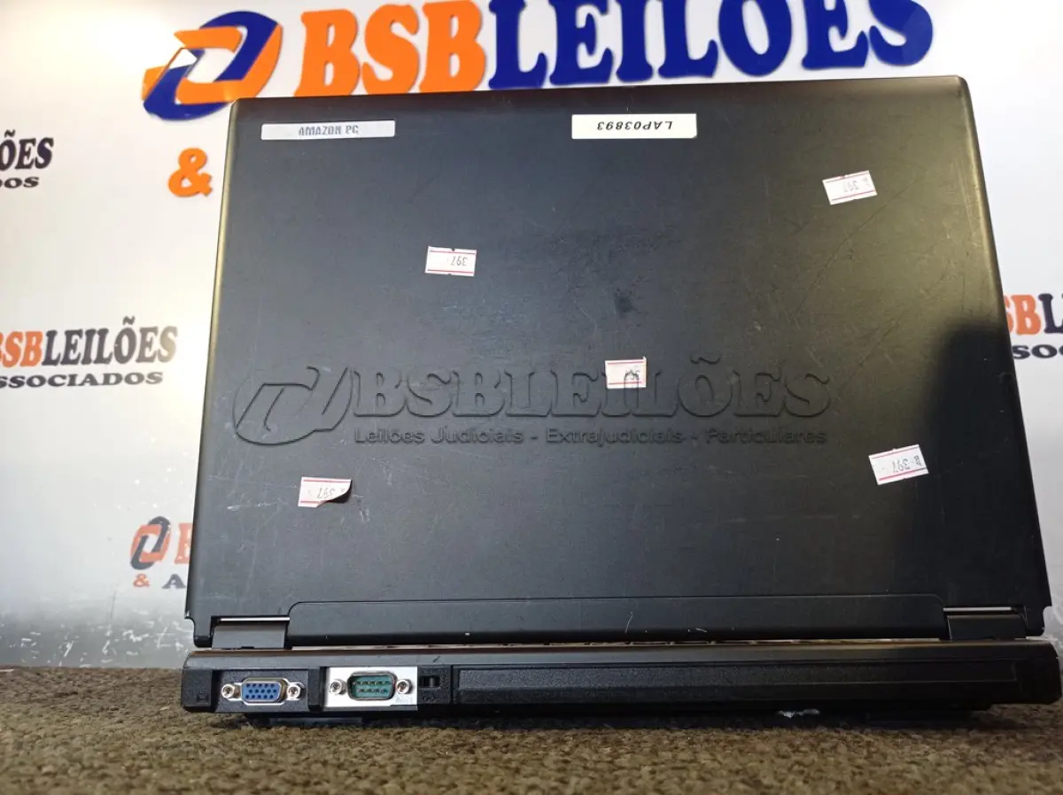 LOTE 052 - 01 NOTEBOOK MARCA AMAZON PC. (NO ESTADO) ATENÇÃO! FAZER A VISITAÇÃO ANTES DE ARREMATAR, NÃO SABEMOS SE FUNCIONA. LEILÃO NÃO TEM GARANTIA E NEM DEVOLUÇÃO, SUJEITO A POSSÍVEIS AVARIAS VISÍVEIS/OCULTAS E/OU AUSÊNCIA DE COMPONENTES.