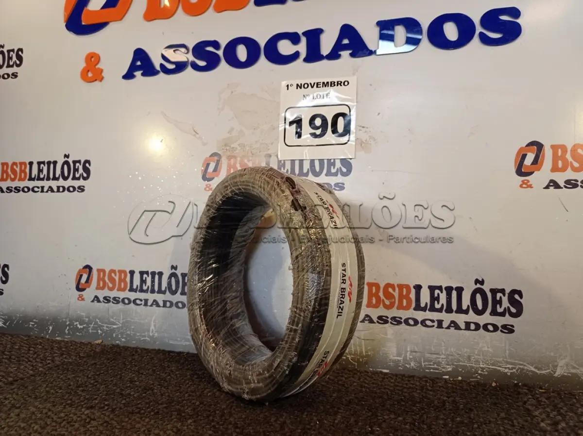 LOTE 190 - 01 ROLO DE CABO FLEXÍVEL 100M 1X2,5MM NA COR PRETA(NOVO). (NO ESTADO) ATENÇÃO! FAZER A VISITAÇÃO ANTES DE ARREMATAR, NÃO SABEMOS SE FUNCIONA. LEILÃO NÃO TEM GARANTIA E NEM DEVOLUÇÃO, SUJEITO A POSSÍVEIS AVARIAS VISÍVEIS/OCULTAS E/OU AUSÊNCIA DE COMPONENTES.