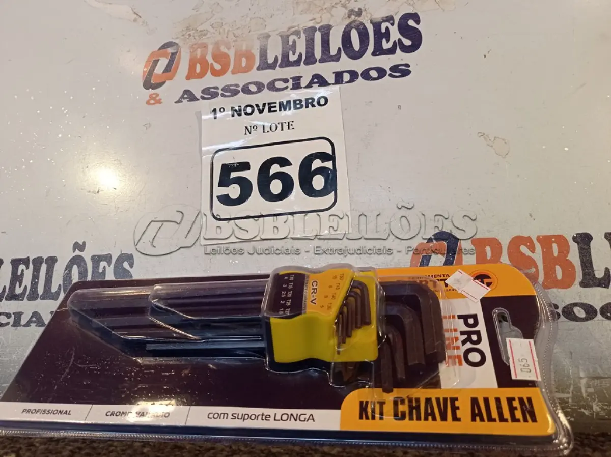 LOTE 566 - 01 KIT CHAVE ALLEN. (NO ESTADO) ATENÇÃO! FAZER A VISITAÇÃO ANTES DE ARREMATAR, NÃO SABEMOS SE FUNCIONA. LEILÃO NÃO TEM GARANTIA E NEM DEVOLUÇÃO, SUJEITO A POSSÍVEIS AVARIAS VISÍVEIS/OCULTAS E/OU AUSÊNCIA DE COMPONENTES.