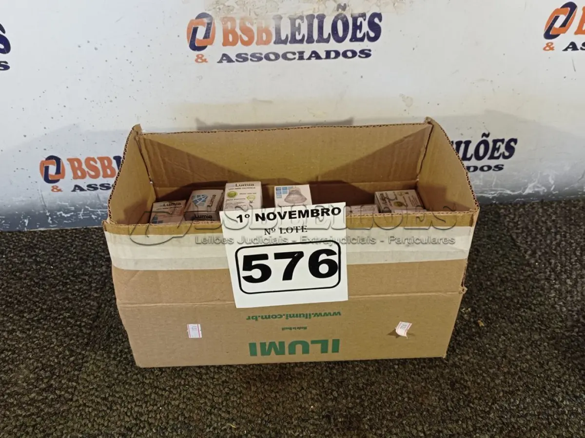 LOTE 576 - 01 LOTE COM APROXIMADAMENTE 80 LÂMPADAS DICROICA 1W 220V. (NO ESTADO) ATENÇÃO! FAZER A VISITAÇÃO ANTES DE ARREMATAR, NÃO SABEMOS SE FUNCIONA. LEILÃO NÃO TEM GARANTIA E NEM DEVOLUÇÃO, SUJEITO A POSSÍVEIS AVARIAS VISÍVEIS/OCULTAS E/OU AUSÊNCIA DE COMPONENTES.