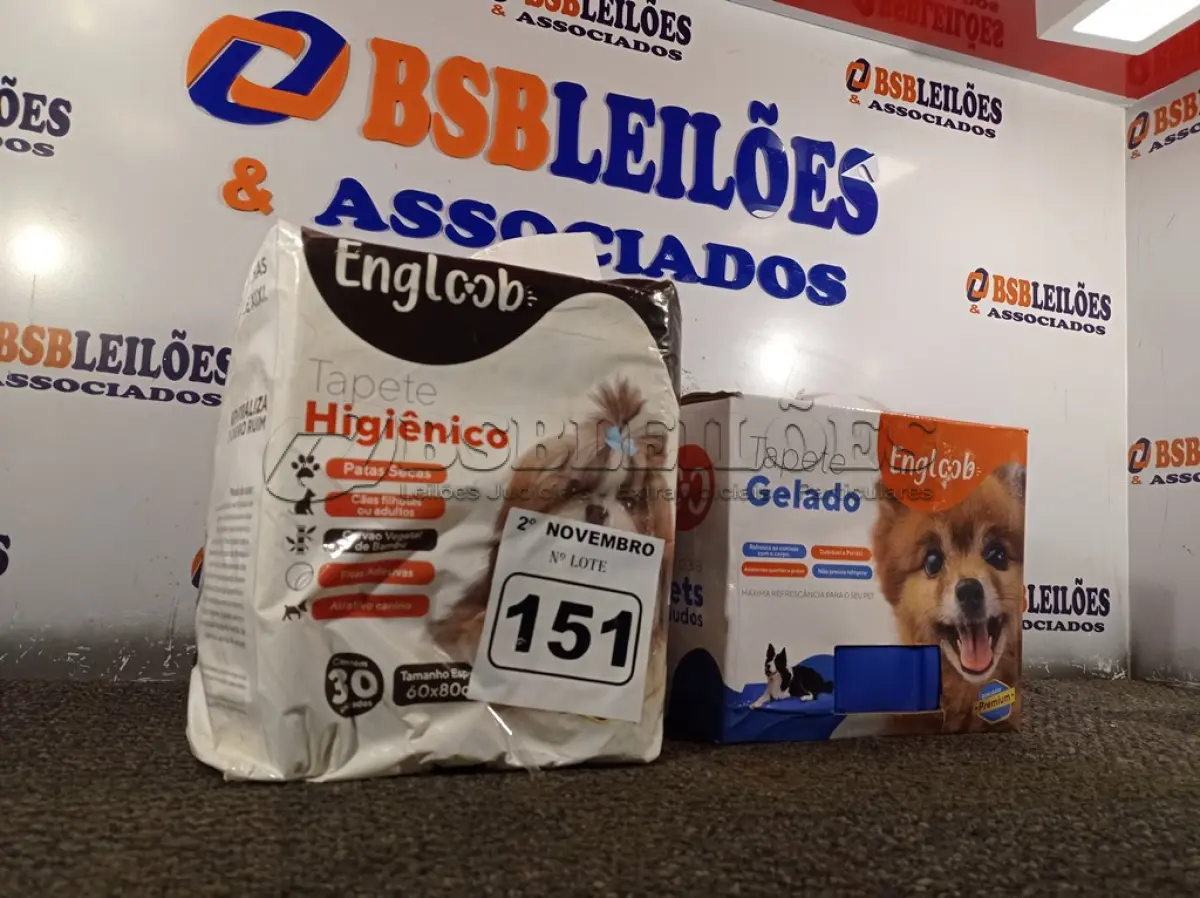 LOTE 151 - 01 PACOTE DE TAPETE HIGIÊNICO E 01 TAPETE GELADO. (NO ESTADO) ATENÇÃO! FAZER A VISITAÇÃO ANTES DE ARREMATAR, NÃO SABEMOS SE FUNCIONA. LEILÃO NÃO TEM GARANTIA E NEM DEVOLUÇÃO, SUJEITO A POSSÍVEIS AVARIAS VISÍVEIS/OCULTAS E/OU AUSÊNCIA DE COMPONENTES.