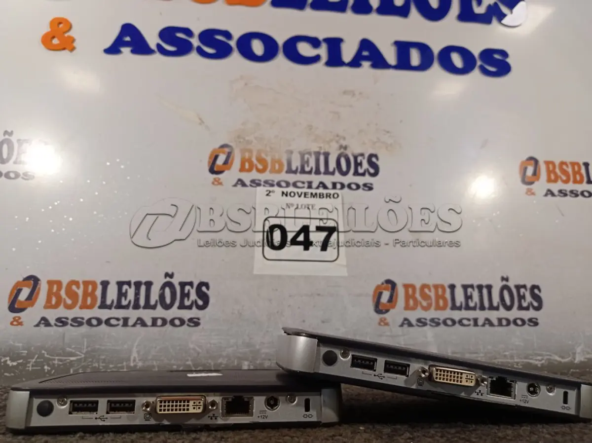 LOTE 047 - 02 TERMINAIS WYSE. (NO ESTADO) ATENÇÃO! FAZER A VISITAÇÃO ANTES DE ARREMATAR, NÃO SABEMOS SE FUNCIONA. LEILÃO NÃO TEM GARANTIA E NEM DEVOLUÇÃO, SUJEITO A POSSÍVEIS AVARIAS VISÍVEIS/OCULTAS E/OU AUSÊNCIA DE COMPONENTES.