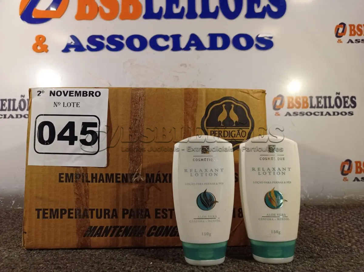 LOTE 045 - 01 LOTE COM VÁRIOS FRASCOS DE GÉIS PARA MASSAGEM. (NO ESTADO) ATENÇÃO! FAZER A VISITAÇÃO ANTES DE ARREMATAR, NÃO SABEMOS SE FUNCIONA. LEILÃO NÃO TEM GARANTIA E NEM DEVOLUÇÃO, SUJEITO A POSSÍVEIS AVARIAS VISÍVEIS/OCULTAS E/OU AUSÊNCIA DE COMPONENTES.