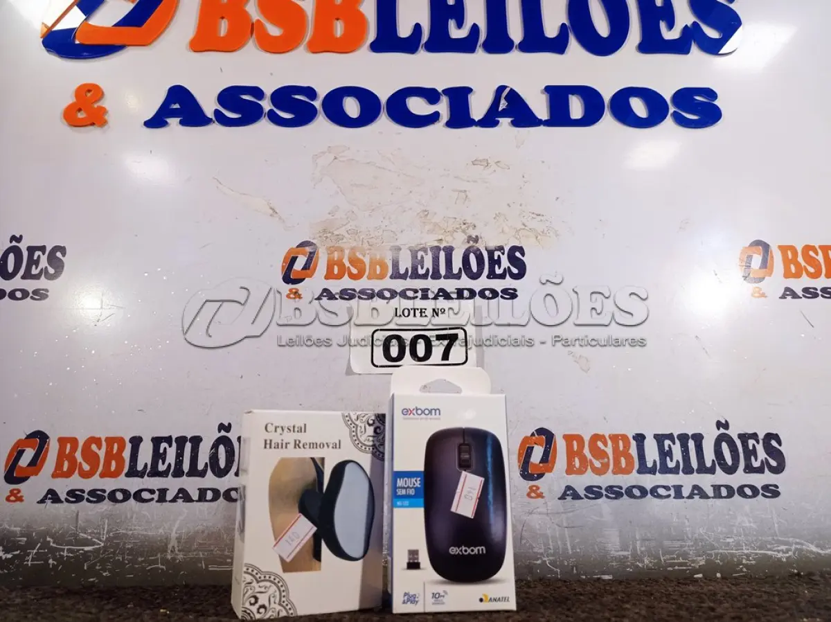 LOTE 007 - 01 REMOVEDOR DE PELOS E 01 MOUSE SEM FIO. (NO ESTADO) ATENÇÃO! FAZER A VISITAÇÃO ANTES DE ARREMATAR, NÃO SABEMOS SE FUNCIONA. LEILÃO NÃO TEM GARANTIA E NEM DEVOLUÇÃO, SUJEITO A POSSÍVEIS AVARIAS VISÍVEIS/OCULTAS E/OU AUSÊNCIA DE COMPONENTES.