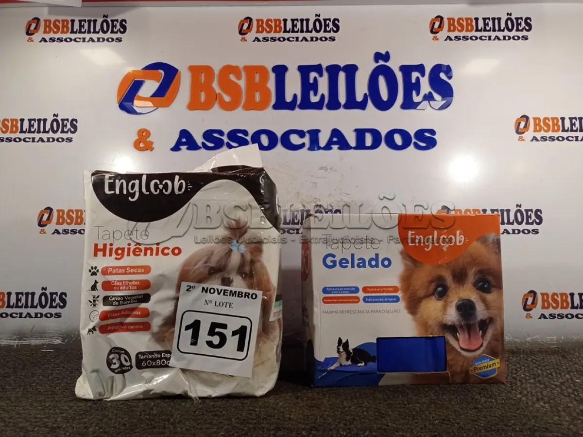 LOTE 151 - 01 PACOTE DE TAPETE HIGIÊNICO E 01 TAPETE GELADO. (NO ESTADO) ATENÇÃO! FAZER A VISITAÇÃO ANTES DE ARREMATAR, NÃO SABEMOS SE FUNCIONA. LEILÃO NÃO TEM GARANTIA E NEM DEVOLUÇÃO, SUJEITO A POSSÍVEIS AVARIAS VISÍVEIS/OCULTAS E/OU AUSÊNCIA DE COMPONENTES.