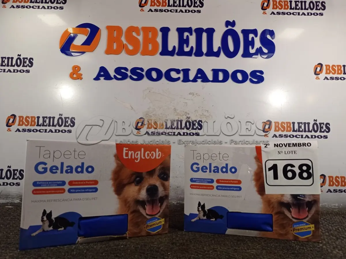 LOTE 168 - 02 TAPETES GELADO. (NO ESTADO) ATENÇÃO! FAZER A VISITAÇÃO ANTES DE ARREMATAR, NÃO SABEMOS SE FUNCIONA. LEILÃO NÃO TEM GARANTIA E NEM DEVOLUÇÃO, SUJEITO A POSSÍVEIS AVARIAS VISÍVEIS/OCULTAS E/OU AUSÊNCIA DE COMPONENTES.