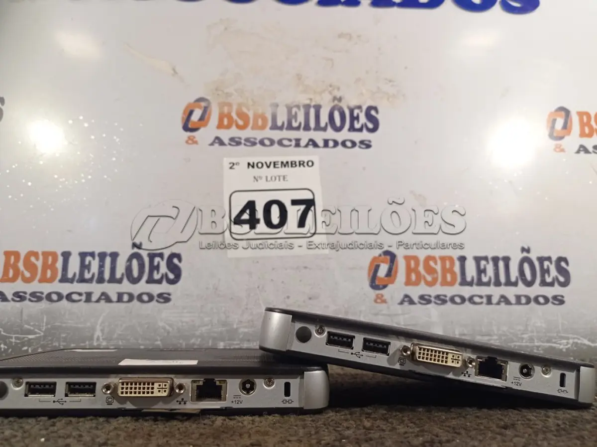 LOTE 407 - 02 TERMINAIS WYSE. (NO ESTADO) ATENÇÃO! FAZER A VISITAÇÃO ANTES DE ARREMATAR, NÃO SABEMOS SE FUNCIONA. LEILÃO NÃO TEM GARANTIA E NEM DEVOLUÇÃO, SUJEITO A POSSÍVEIS AVARIAS VISÍVEIS/OCULTAS E/OU AUSÊNCIA DE COMPONENTES.