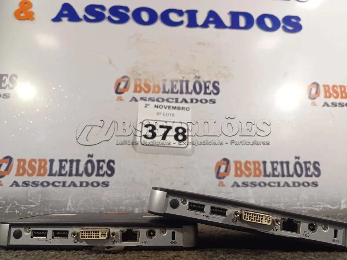 LOTE 378 - 02 TERMINAIS WYSE. (NO ESTADO) ATENÇÃO! FAZER A VISITAÇÃO ANTES DE ARREMATAR, NÃO SABEMOS SE FUNCIONA. LEILÃO NÃO TEM GARANTIA E NEM DEVOLUÇÃO, SUJEITO A POSSÍVEIS AVARIAS VISÍVEIS/OCULTAS E/OU AUSÊNCIA DE COMPONENTES.
