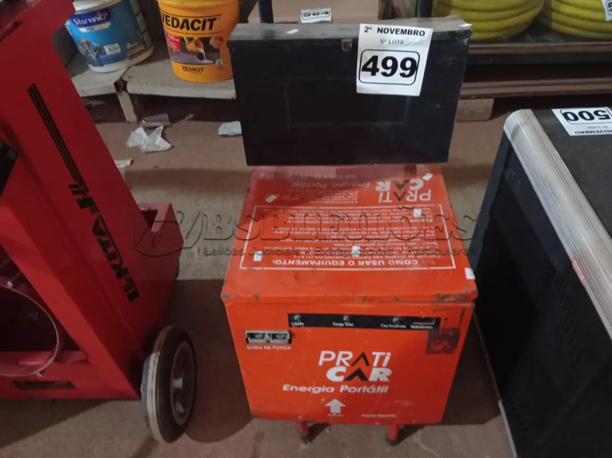 LOTE 499 - 01 AUXILIAR DE PARTIDA PRATIC CAR. (NO ESTADO) ATENÇÃO! FAZER A VISITAÇÃO ANTES DE ARREMATAR, NÃO SABEMOS SE FUNCIONA. LEILÃO NÃO TEM GARANTIA E NEM DEVOLUÇÃO, SUJEITO A POSSÍVEIS AVARIAS VISÍVEIS/OCULTAS E/OU AUSÊNCIA DE COMPONENTES.