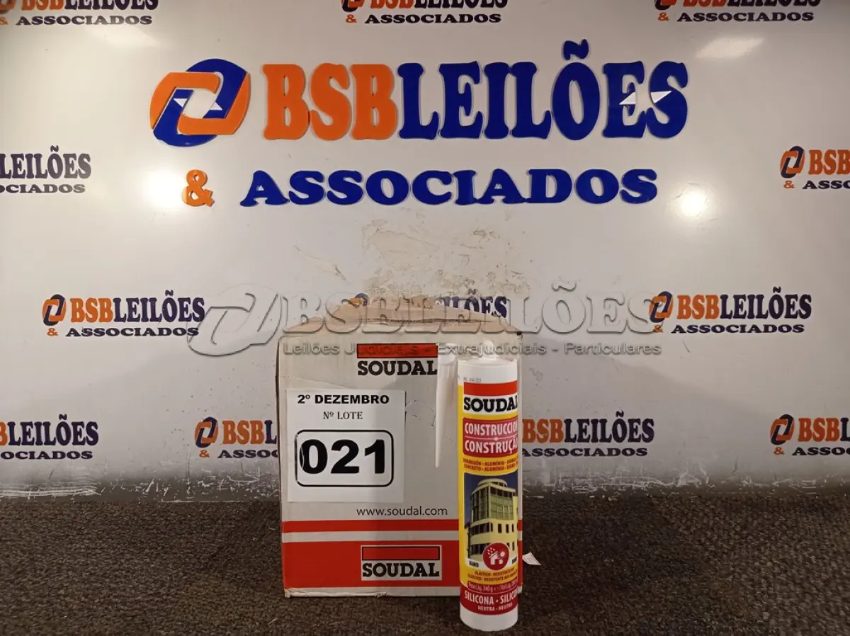 LOTE 021 - 12 TUBOS DE SILICONE NEUTRO PARA CONSTRUÇÃO 340G BRANCO. (NO ESTADO) ATENÇÃO! FAZER A VISITAÇÃO ANTES DE ARREMATAR, NÃO SABEMOS SE FUNCIONA. LEILÃO NÃO TEM GARANTIA E NEM DEVOLUÇÃO, SUJEITO A POSSÍVEIS AVARIAS VISÍVEIS/OCULTAS E/OU AUSÊNCIA DE COMPONENTES.