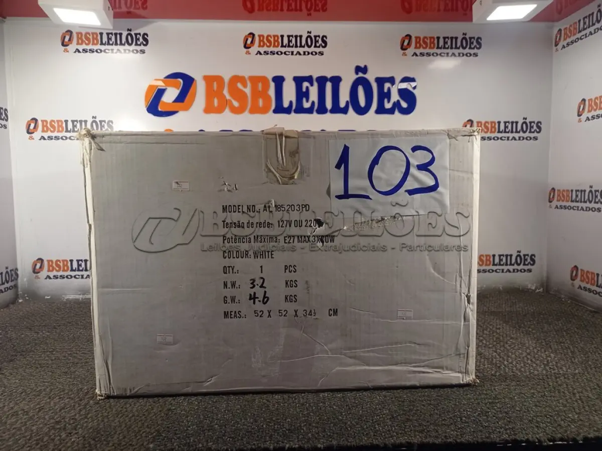 LOTE 103 - 01 PENDENTE TWICE 3420. (NO ESTADO) ATENÇÃO! FAZER A VISITAÇÃO ANTES DE ARREMATAR, NÃO SABEMOS SE FUNCIONA. LEILÃO NÃO TEM GARANTIA E NEM DEVOLUÇÃO, SUJEITO A POSSÍVEIS AVARIAS VISÍVEIS/OCULTAS E/OU AUSÊNCIA DE COMPONENTES.