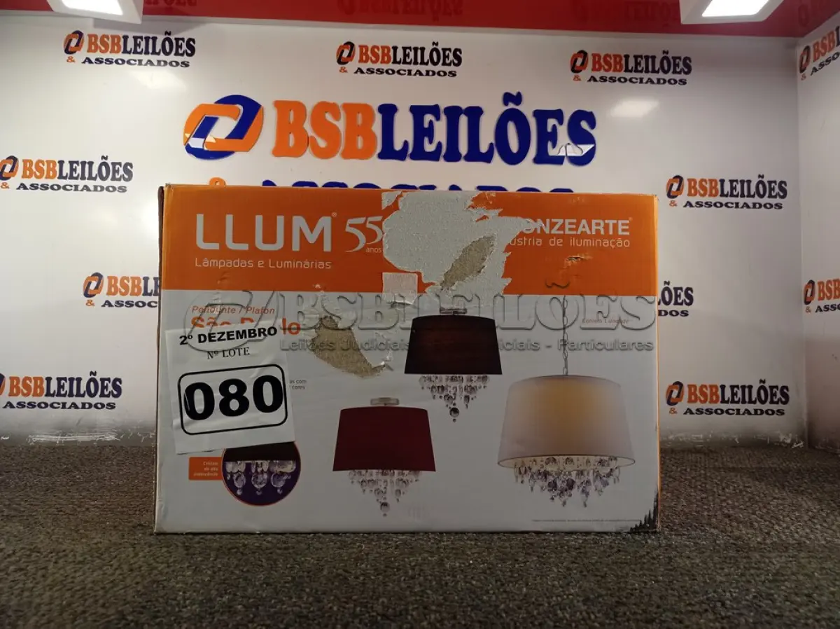 LOTE 080 - 01 PENDENTE SÃO PAULO. (NO ESTADO) ATENÇÃO! FAZER A VISITAÇÃO ANTES DE ARREMATAR, NÃO SABEMOS SE FUNCIONA. LEILÃO NÃO TEM GARANTIA E NEM DEVOLUÇÃO, SUJEITO A POSSÍVEIS AVARIAS VISÍVEIS/OCULTAS E/OU AUSÊNCIA DE COMPONENTES.