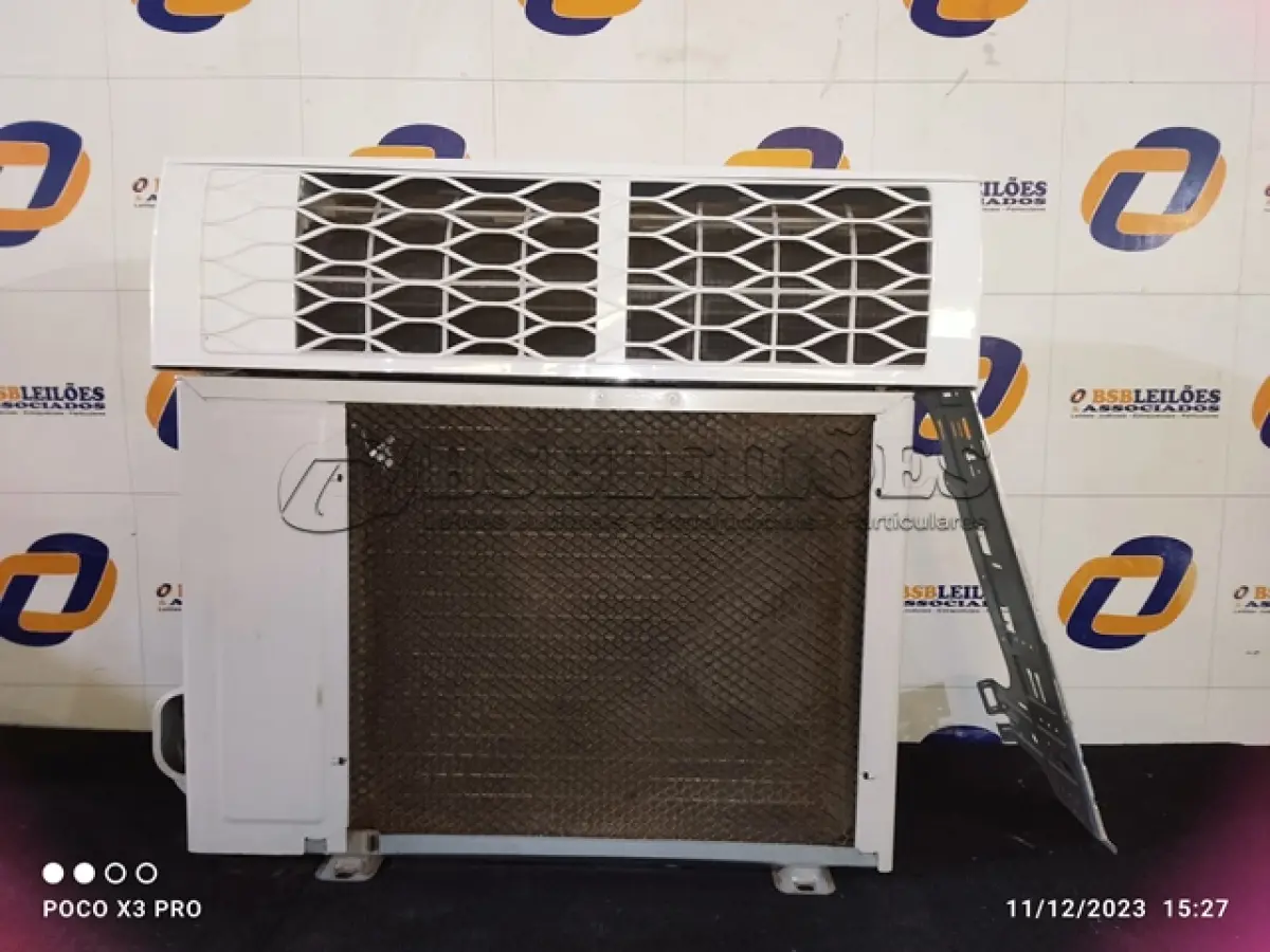 LOTE 001 - 01 – AR CONDICIONADO SPLIT LG 11500 BTUS INVERTER 220VOLTS (NO ESTADO, NÃO SABEMOS SE FUNCIONA. LEILÃO NÃO TEM GARANTIA E NEM DEVOLUÇÃO, SUJEITO A POSSÍVEIS AVARIAS VISÍVEIS/OCULTAS E/OU AUSÊNCIA DE COMPONENTES)