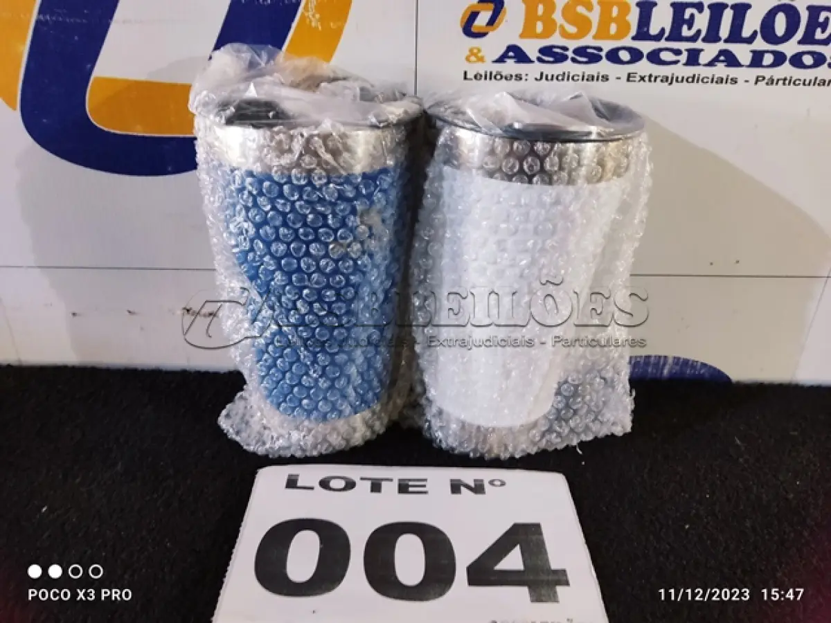 LOTE 004 - 02 – COPOS TÉRMICOS (NO ESTADO, NÃO SABEMOS SE FUNCIONA. LEILÃO NÃO TEM GARANTIA E NEM DEVOLUÇÃO, SUJEITO A POSSÍVEIS AVARIAS VISÍVEIS/OCULTAS E/OU AUSÊNCIA DE COMPONENTES)