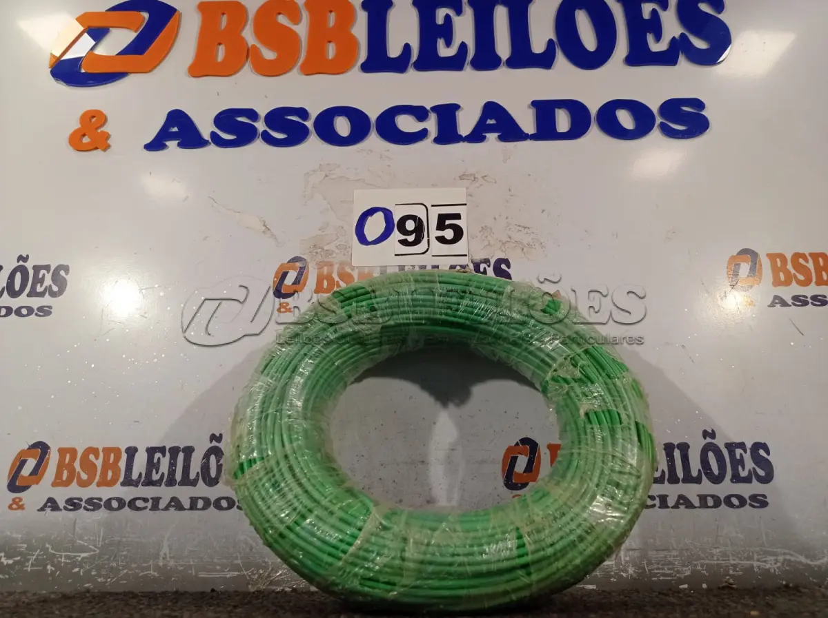 LOTE 095 - 01 ROLO DE CABO FLEXÍVEL 100M 1X10MM STAR BRAZIL COM SELO INMETRO. (NOVO). (NO ESTADO, NÃO SABEMOS SE FUNCIONA. LEILÃO NÃO TEM GARANTIA E NEM DEVOLUÇÃO).